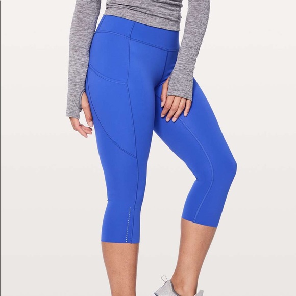 lululemon athletica Pants - Lululemon Fast and Free Crop II (19”) - Blazer Bl.